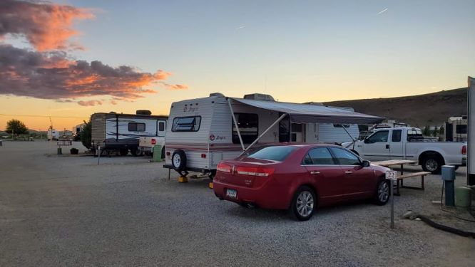 A beautiful sunset in Rawlins, WY.